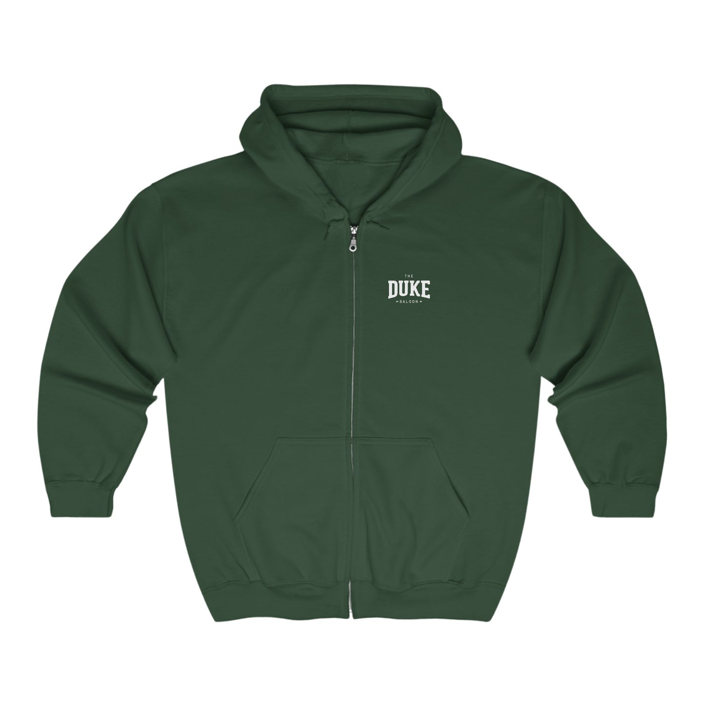 Duke Saloon Circle Logo Zip-Up Hoodie