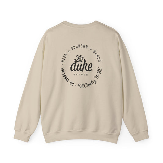 Duke Saloon Circle Logo Crewneck Sweatshirt