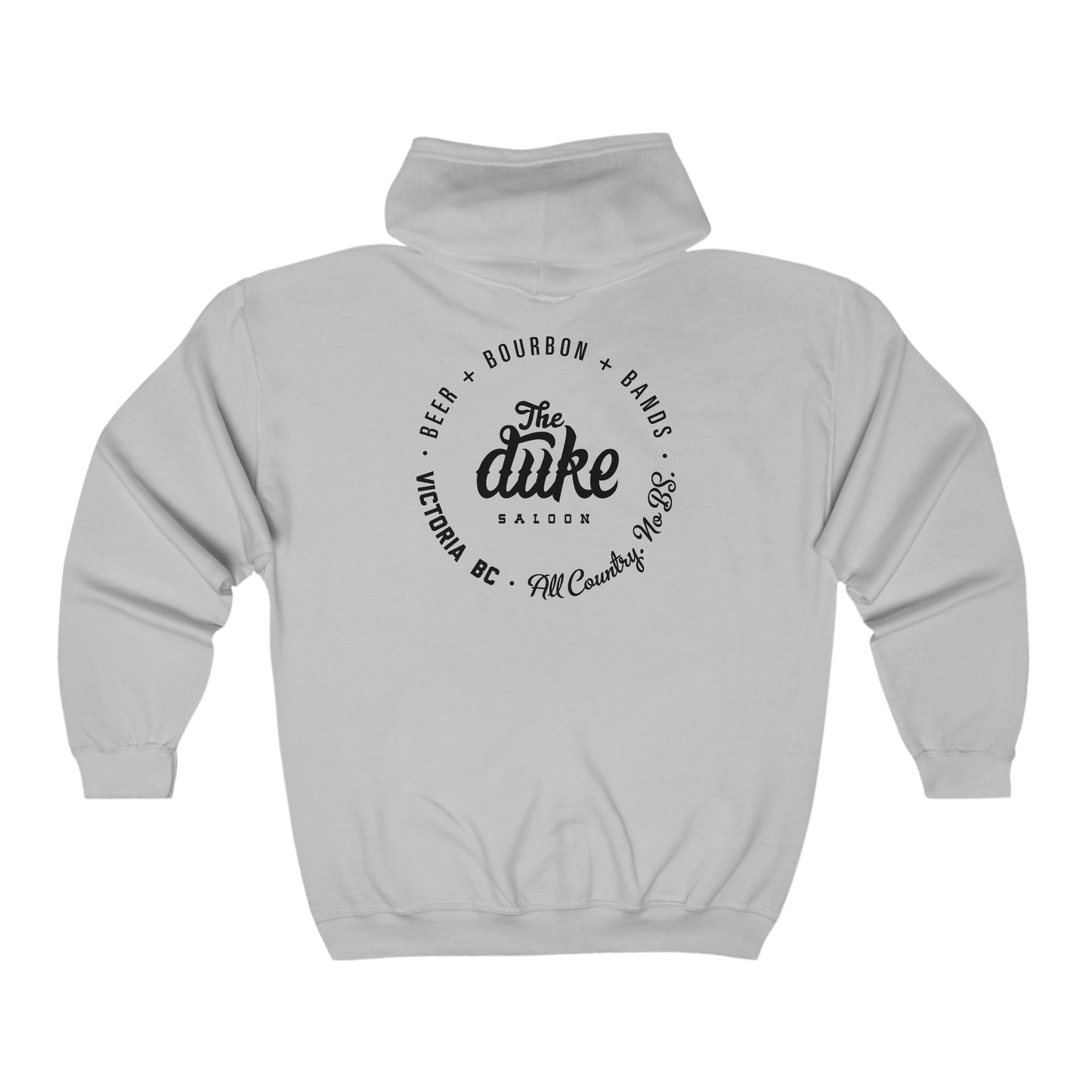 Duke Saloon Circle Logo Zip-Up Hoodie