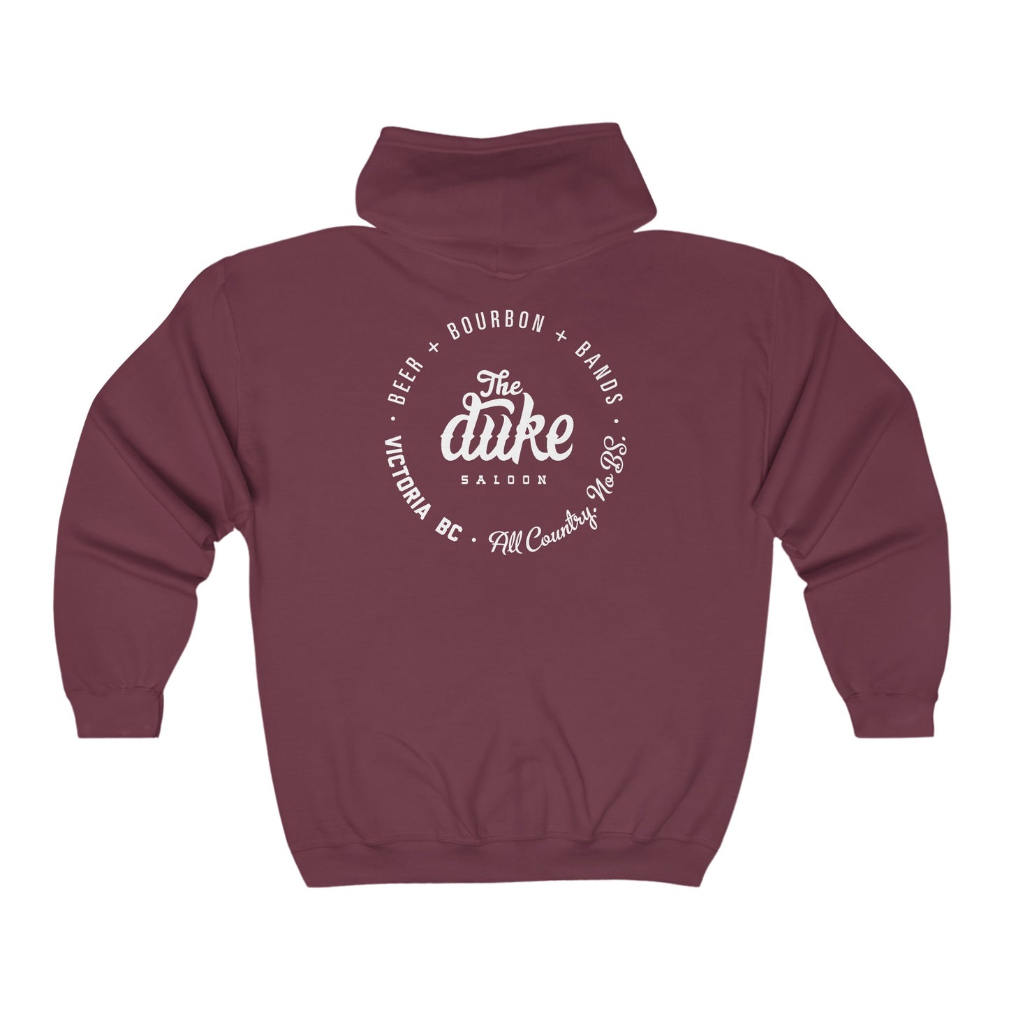 Duke Saloon Circle Logo Zip-Up Hoodie